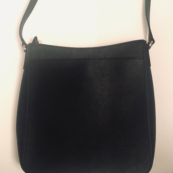 Michael Kors Saffiano Black Crossbody Purse - Picture 5 of 5